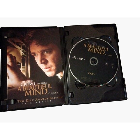 A Beautiful Mind DVD 2 Disc Awards Edition Full Screen Russell Crowe Movie - Picture 2 of 6